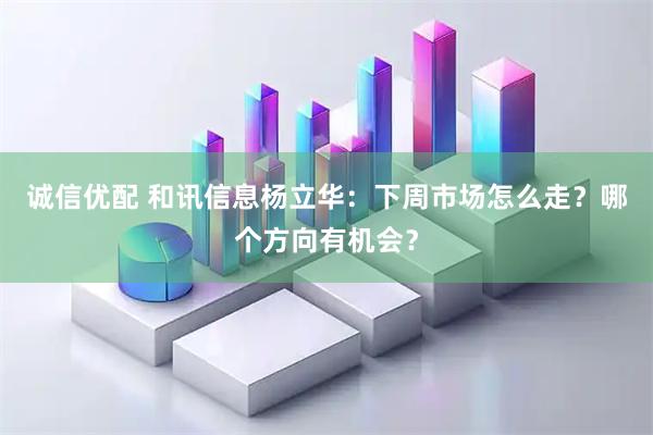 诚信优配 和讯信息杨立华：下周市场怎么走？哪个方向有机会？